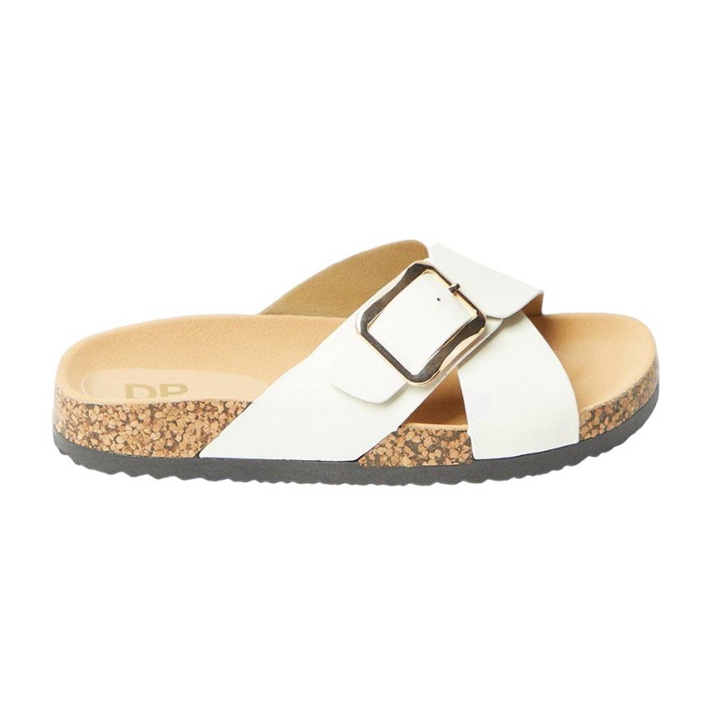 White - Back - Dorothy Perkins Womens-Ladies Frankie Crossover Strap Sandals