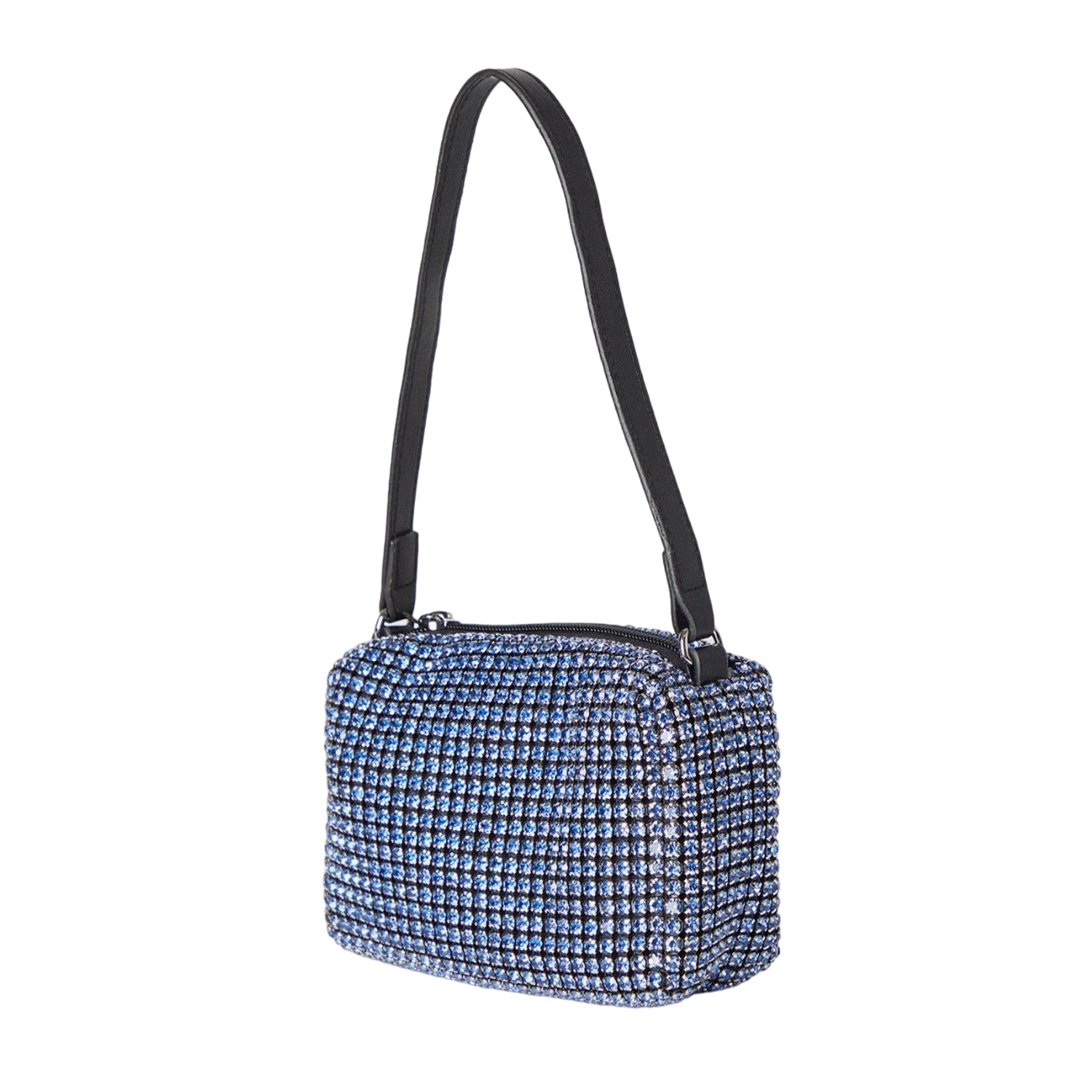 Blue - Back - Dorothy Perkins Womens-Ladies Tara Diamante Shoulder Bag