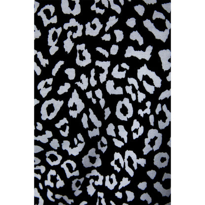 Black-White - Side - Dorothy Perkins Womens-Ladies Animal Print Cotton Tall T-Shirt