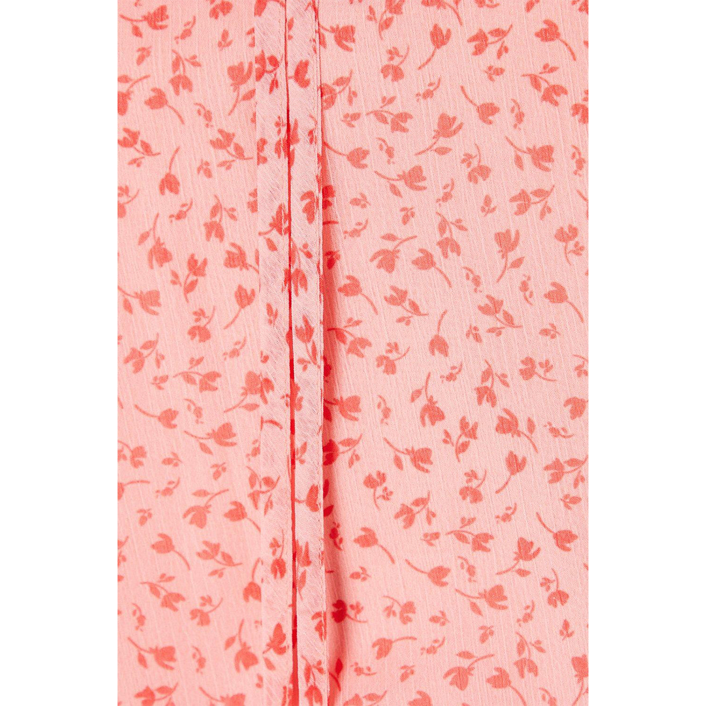 Pink - Side - Dorothy Perkins Womens-Ladies Ditsy Print Chiffon Overhead Blouse