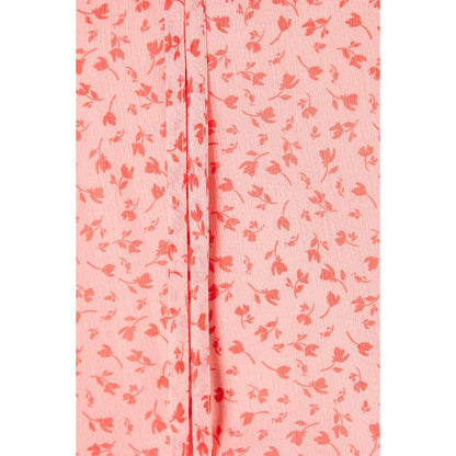 Pink - Side - Dorothy Perkins Womens-Ladies Ditsy Print Chiffon Overhead Blouse