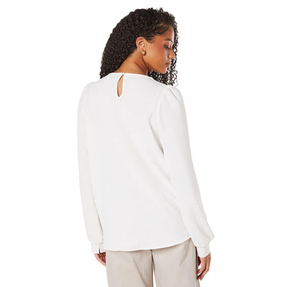Ivory - Back - Dorothy Perkins Womens-Ladies Overhead Tall Blouse