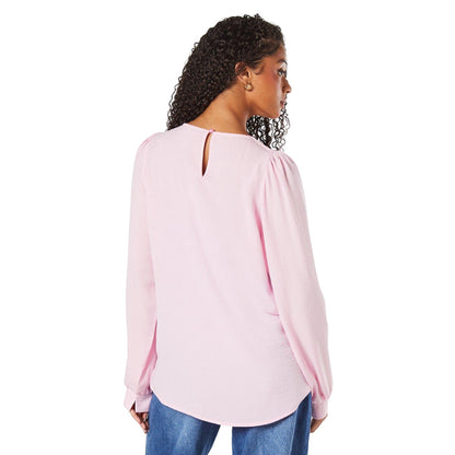 Pink - Back - Dorothy Perkins Womens-Ladies Overhead Tall Blouse