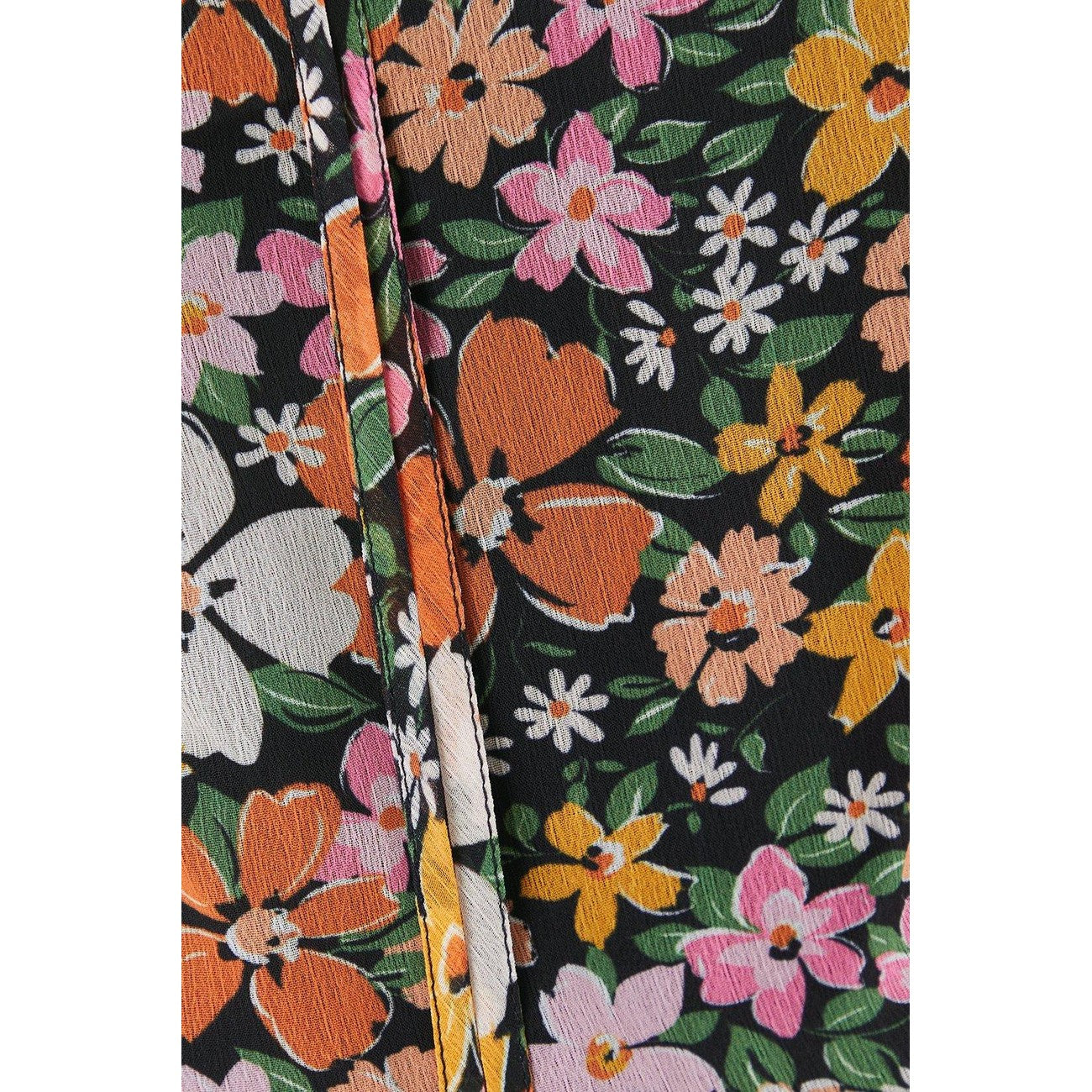 Multicoloured - Side - Dorothy Perkins Womens-Ladies Ditsy Floral Chiffon Overhead Sleeveless Blouse