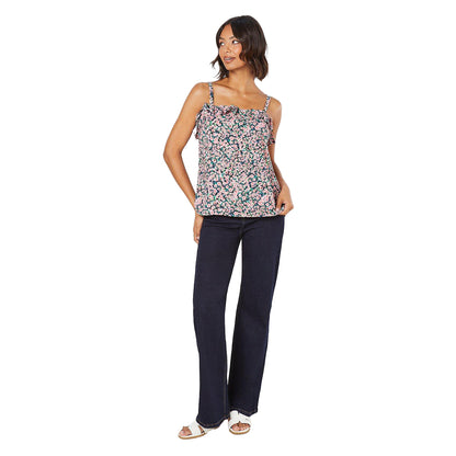 Pink - Lifestyle - Dorothy Perkins Womens-Ladies Strappy Ruffles Top