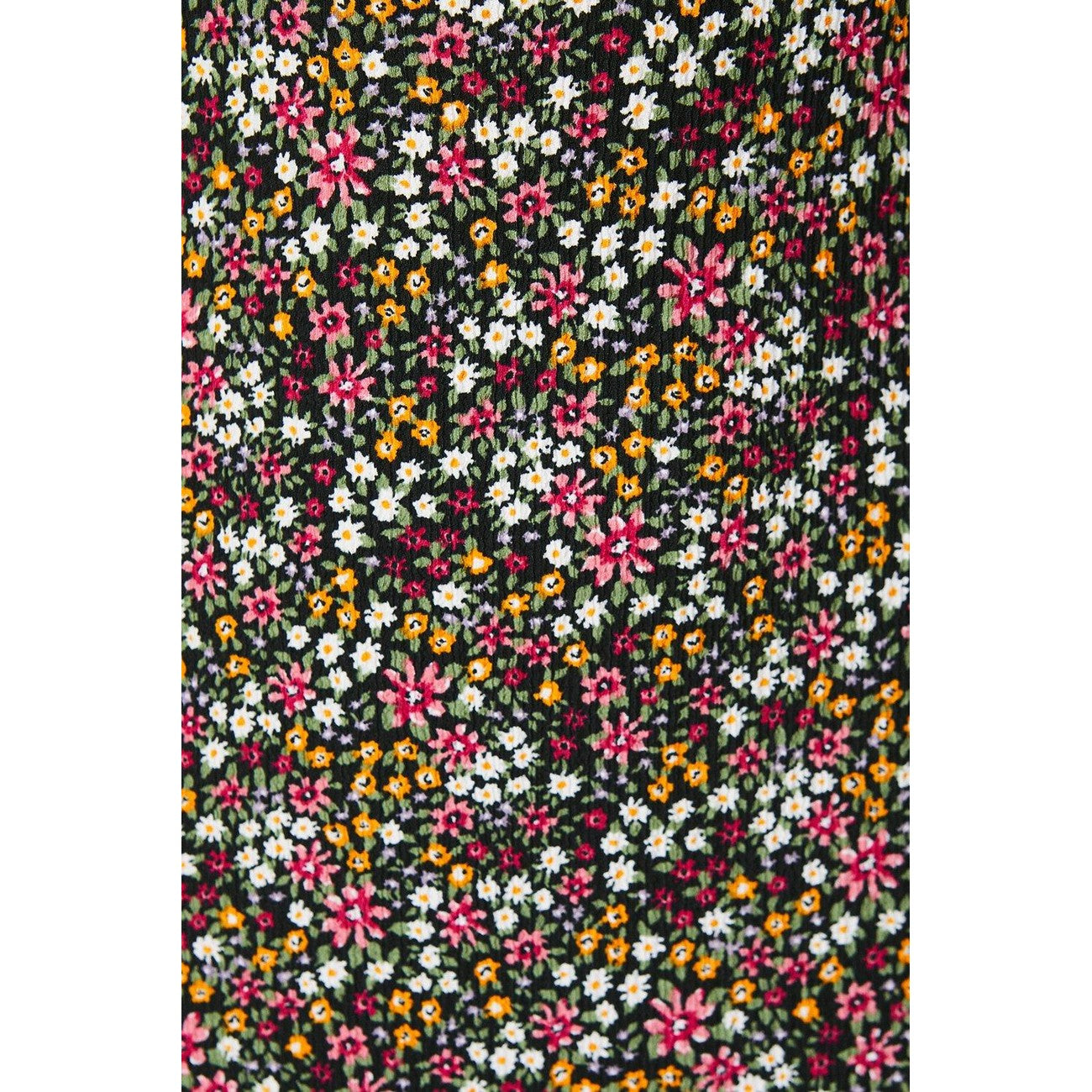 Multicoloured - Side - Dorothy Perkins Womens-Ladies Floral Tie Sleeves Midi Dress