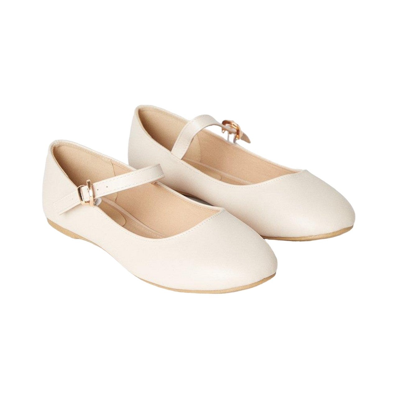 Nude - Front - Dorothy Perkins Womens-Ladies Catrina Maryjane Wide Pumps