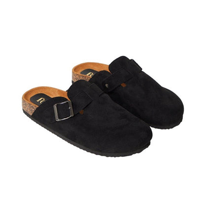 Natural Black - Front - Faith Womens-Ladies Habba Closed Toe Mules