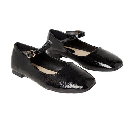 True Black - Front - Dorothy Perkins Womens-Ladies Paxton Square Toe Pumps