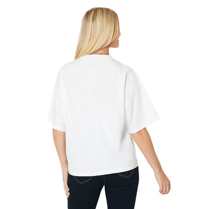 White - Back - Dorothy Perkins Womens-Ladies Slouch T-Shirt