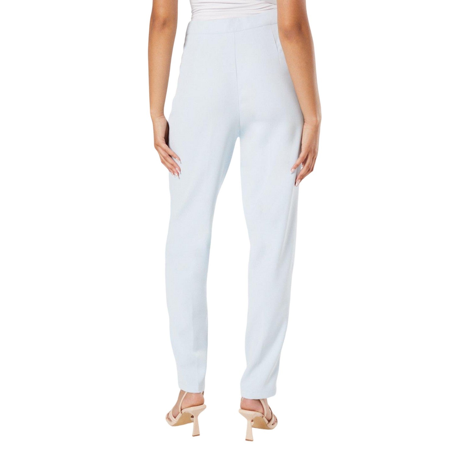 Light Blue - Back - Dorothy Perkins Womens-Ladies Double Button Tall Trousers
