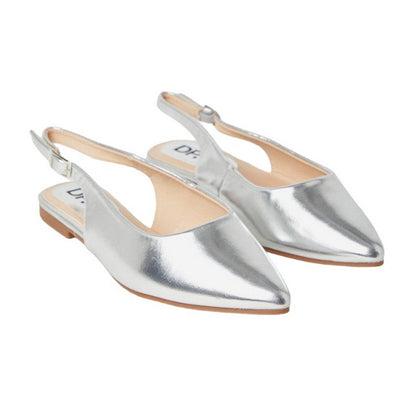 Silver - Front - Dorothy Perkins Womens-Ladies Pippins Sling Back Pumps