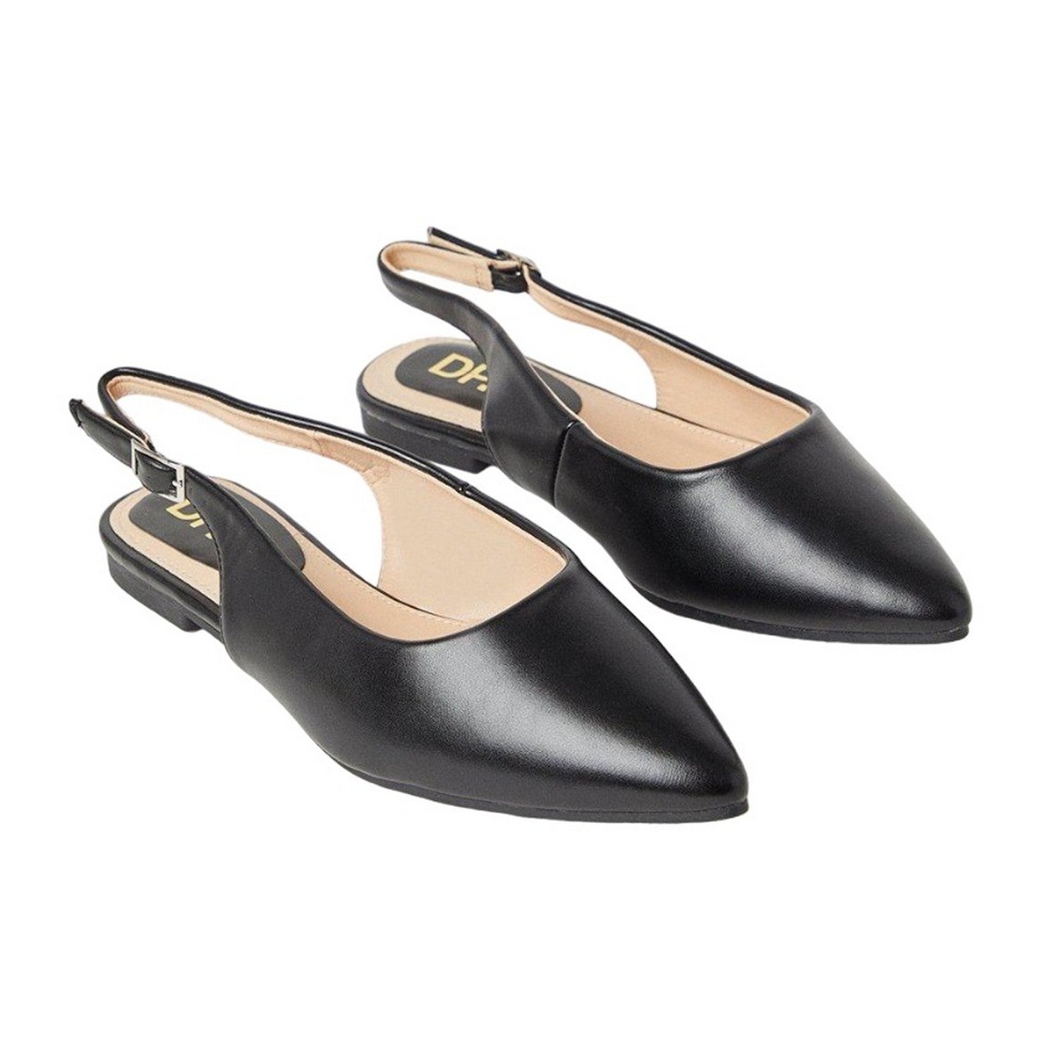 Black - Front - Dorothy Perkins Womens-Ladies Pippins Sling Back Pumps