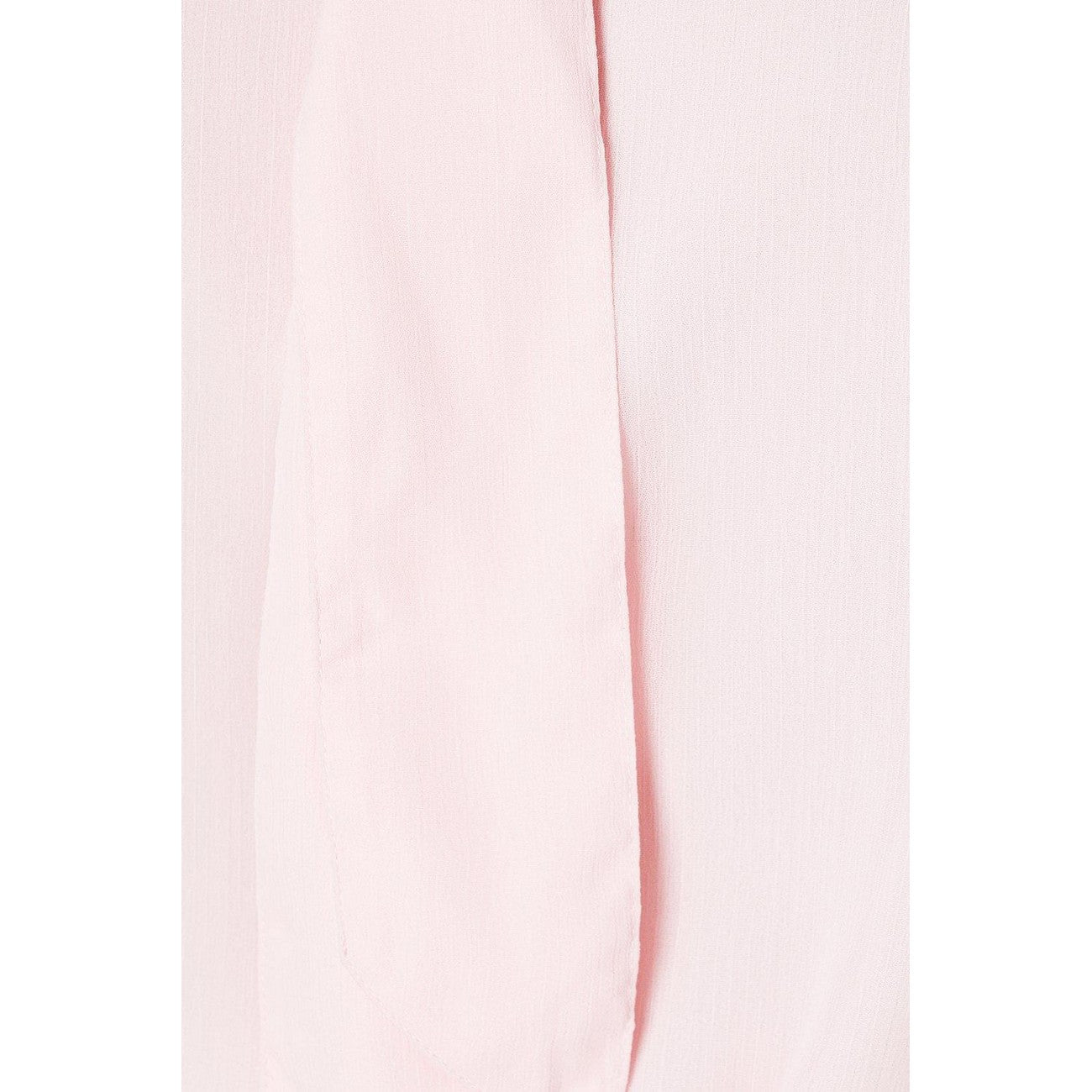 Blush - Side - Dorothy Perkins Womens-Ladies Chiffon Front Tie Long-Sleeved Blouse