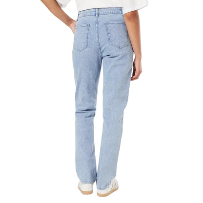 Light Wash - Back - Dorothy Perkins Womens-Ladies Pocket Detail Tall and Slim Jeans