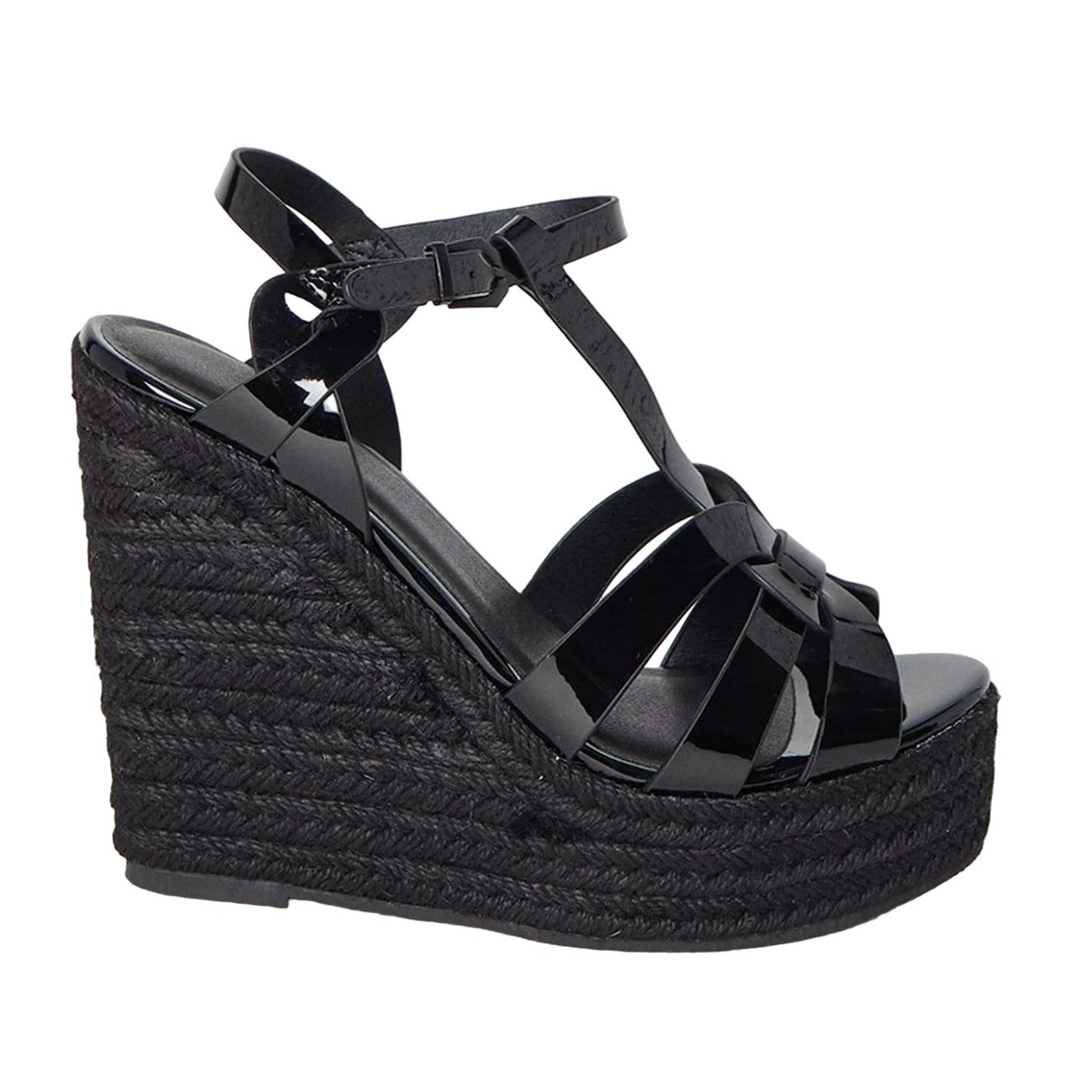 Black - Back - Dorothy Perkins Womens-Ladies Honey T-Bar Wedge Espadrilles