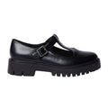 Black - Back - Faith Womens-Ladies Naevias T-Bar Chunky Heel Mary Janes