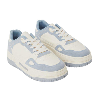Blue - Front - Faith Womens-Ladies Harley Two Tone Trainers