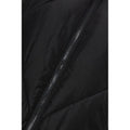 Black - Side - Dorothy Perkins Womens-Ladies Diamond Padded Oversized Coat