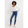Indigo - Lifestyle - Dorothy Perkins Womens-Ladies Darcy Tall Skinny Ankle Grazer Jeans
