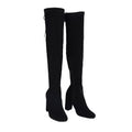 Black - Front - Dorothy Perkins Womens-Ladies Kels Block Heel Knee-High Boots