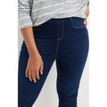 Mid Wash - Side - Dorothy Perkins Womens-Ladies Frankie Plus Jeans