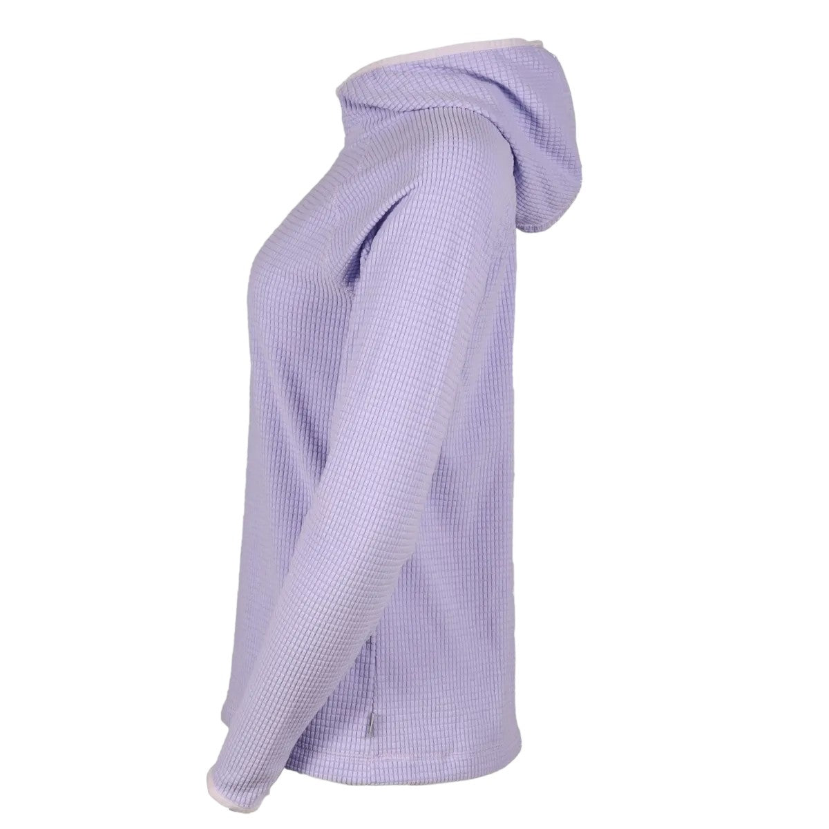 Periwinkle - Side - Eddie Bauer Womens-Ladies Quest Pro Grid Fleece Hoodie