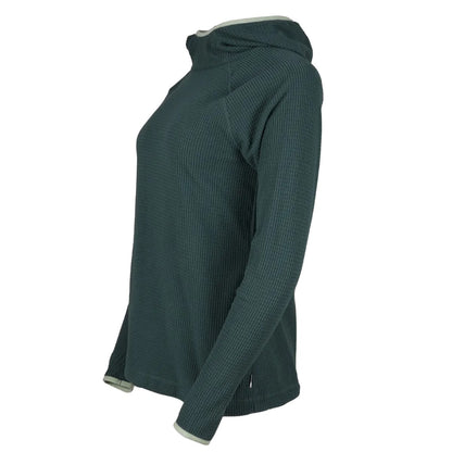 Dark Evergreen - Lifestyle - Eddie Bauer Womens-Ladies Quest Pro Grid Fleece Hoodie
