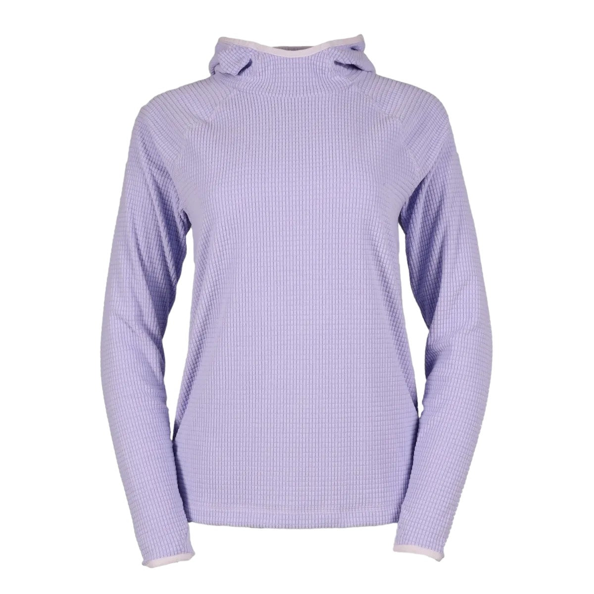Periwinkle - Front - Eddie Bauer Womens-Ladies Quest Pro Grid Fleece Hoodie
