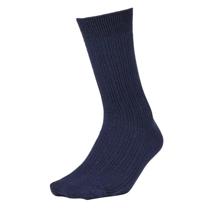 Navy - Front - Eddie Bauer Womens-Ladies Essential Crew Socks