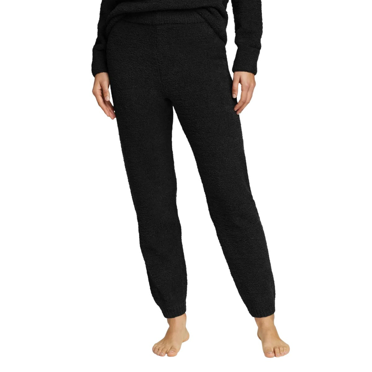 Black - Front - Eddie Bauer Womens-Ladies Soft Touch Jogging Bottoms