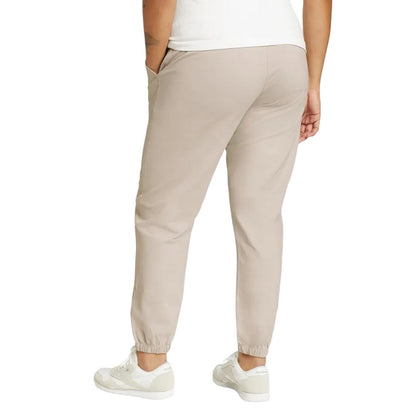 Pumice - Back - Eddie Bauer Womens-Ladies Versatrex Twill Jogging Bottoms