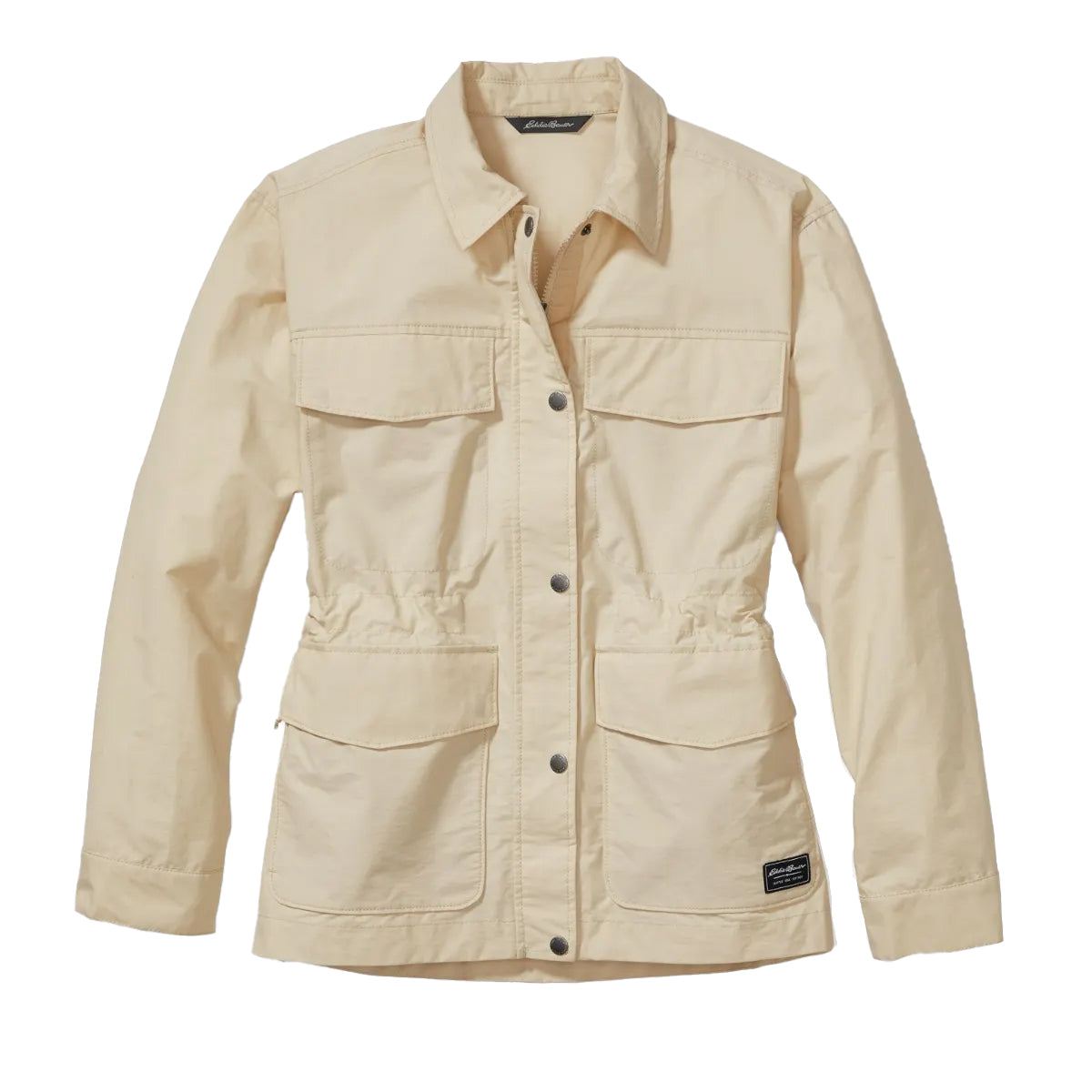 Ecru - Front - Eddie Bauer Womens-Ladies Trekking Shirt Jacket