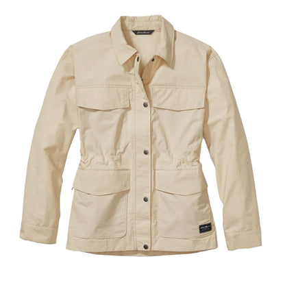 Ecru - Front - Eddie Bauer Womens-Ladies Trekking Shirt Jacket