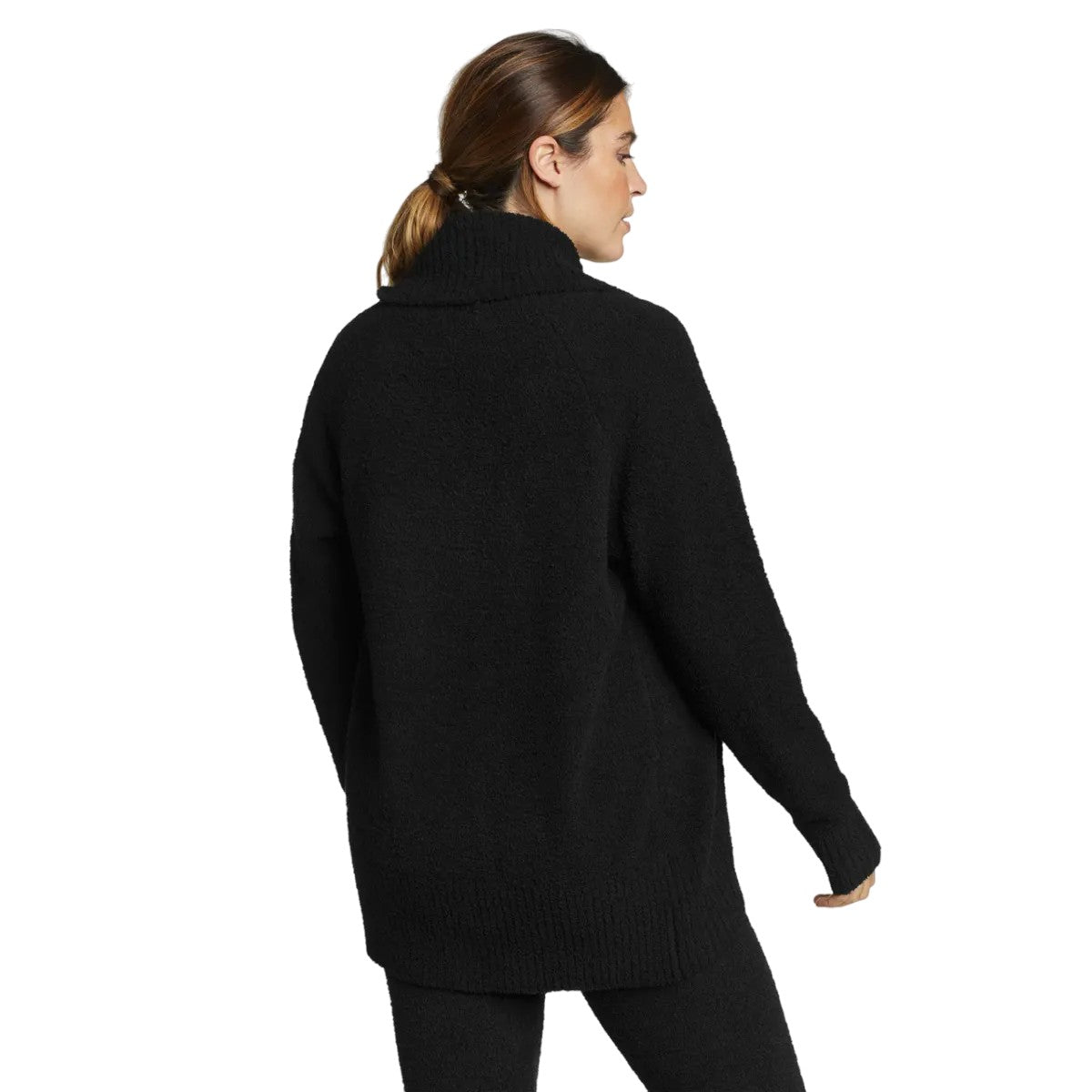 Black - Back - Eddie Bauer Womens-Ladies Surreal Soft Cardigan