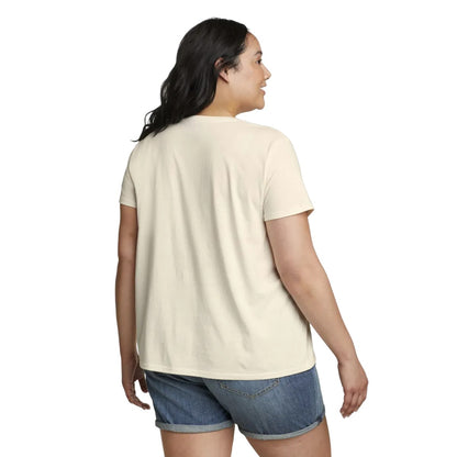 Ivory - Back - Eddie Bauer Womens-Ladies Protect Preserue Trees T-Shirt