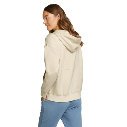 Ecru - Back - Eddie Bauer Womens-Ladies Cozy Camp Pullover Hoodie