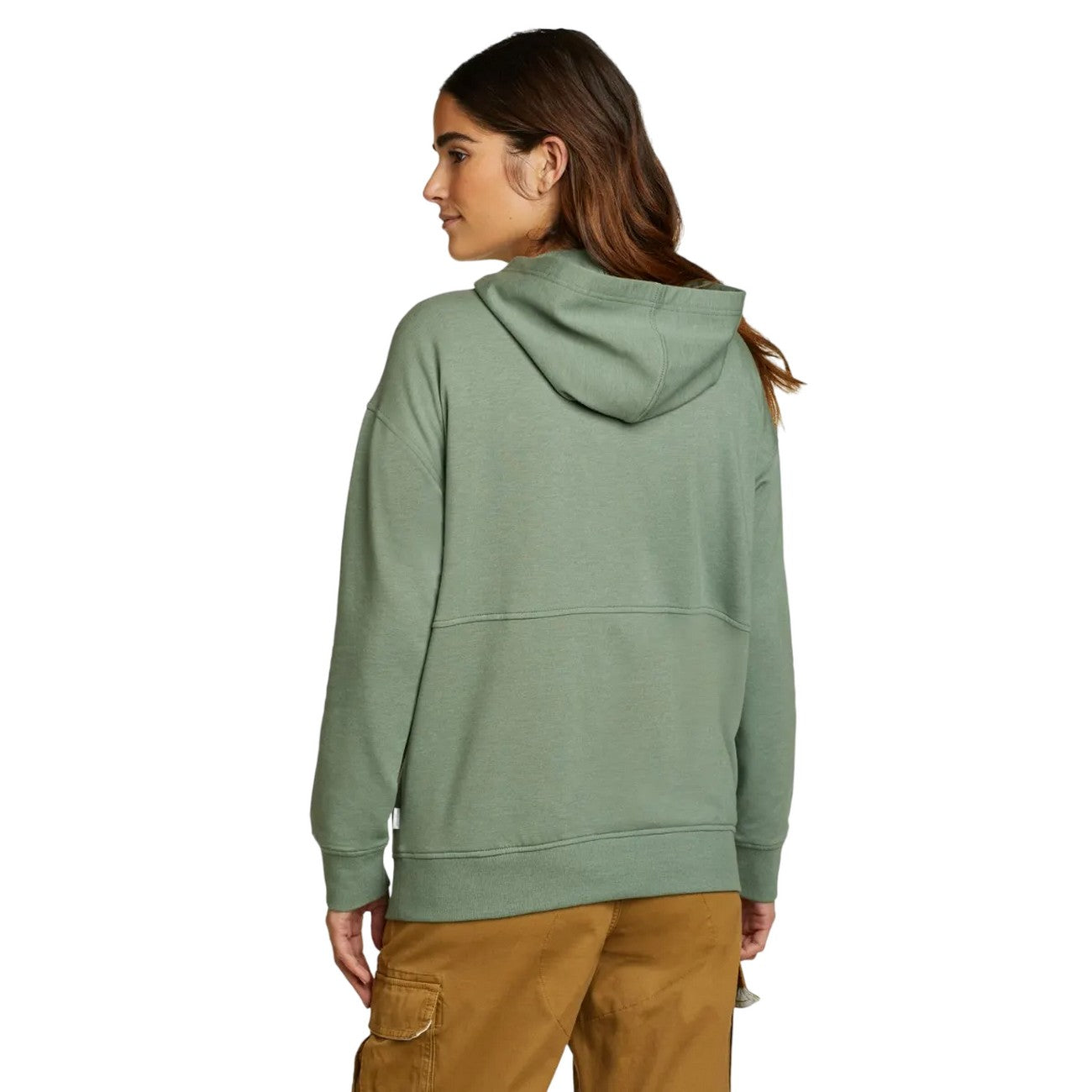 Mineral Green - Back - Eddie Bauer Womens-Ladies Cozy Camp Pullover Hoodie
