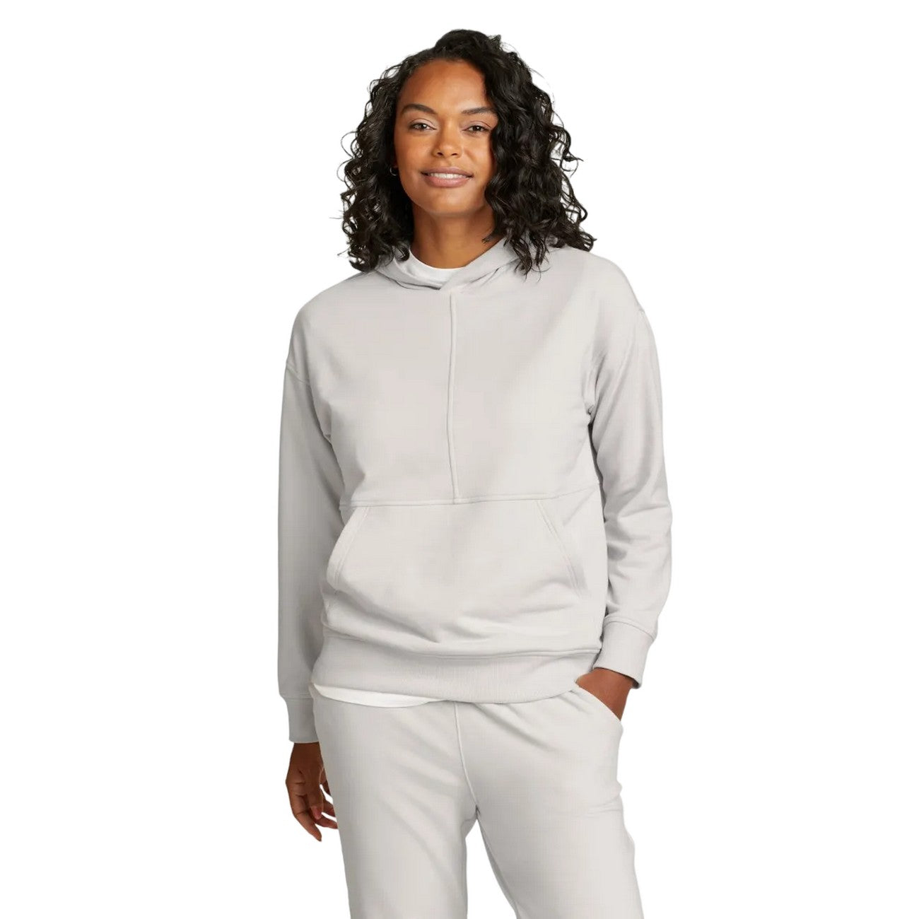 Wisteria - Side - Eddie Bauer Womens-Ladies Cozy Camp Pullover Hoodie