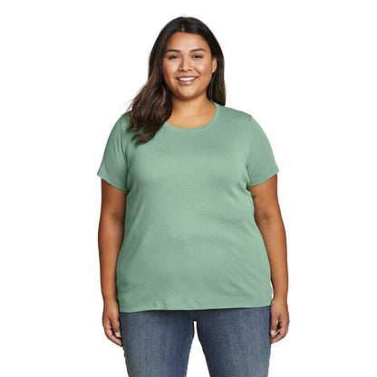 Seaglass - Front - Eddie Bauer Womens-Ladies Favorite Crew Neck T-Shirt