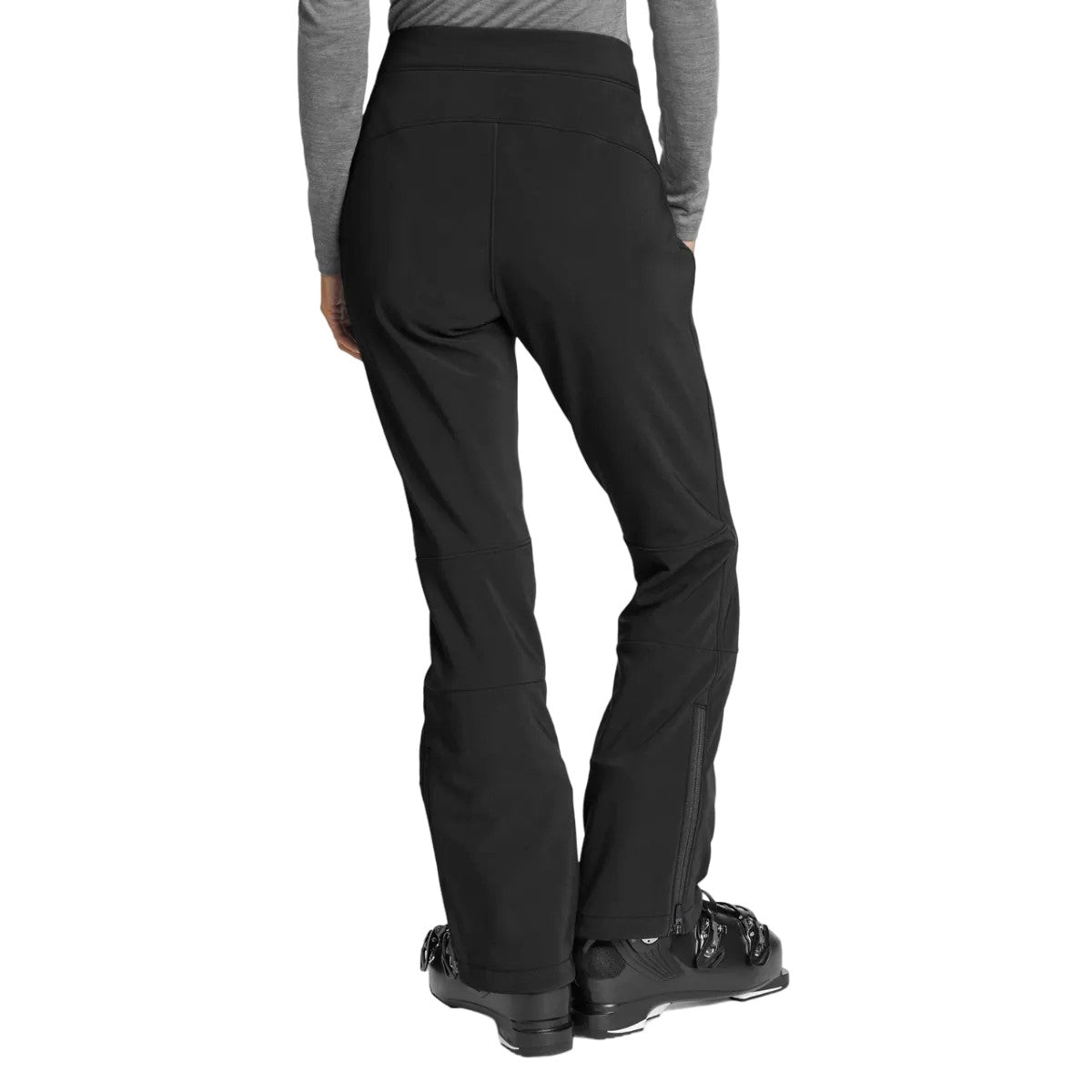 Black - Back - Eddie Bauer Womens-Ladies Aplenglow Stretch Ski Trousers