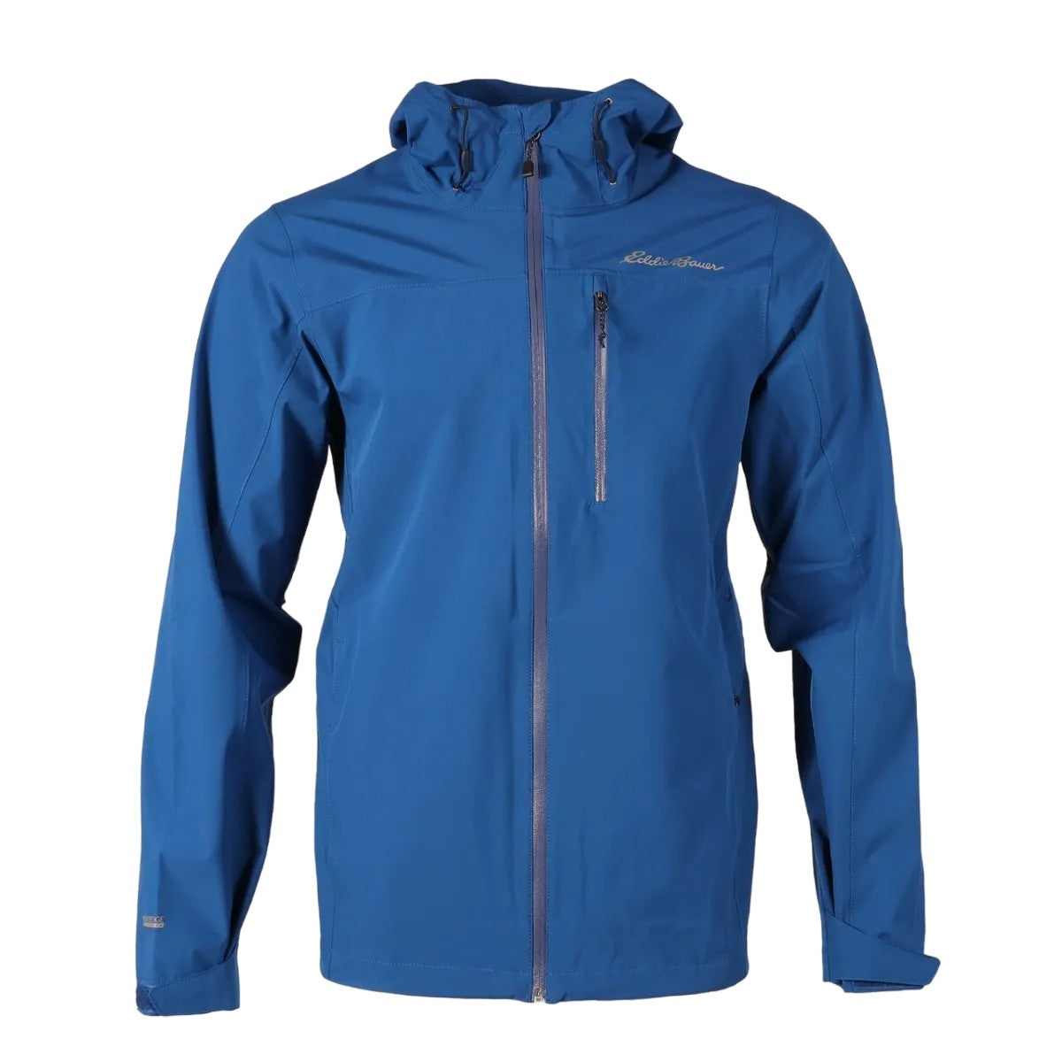 Pacific Blue - Front - Eddie Bauer Mens Could Cap 2 Stretch Waterproof Jacket