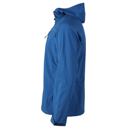 Pacific Blue - Side - Eddie Bauer Mens Could Cap 2 Stretch Waterproof Jacket