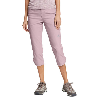 Dusty Iris - Front - Eddie Bauer Womens-Ladies Guide Capri Trousers
