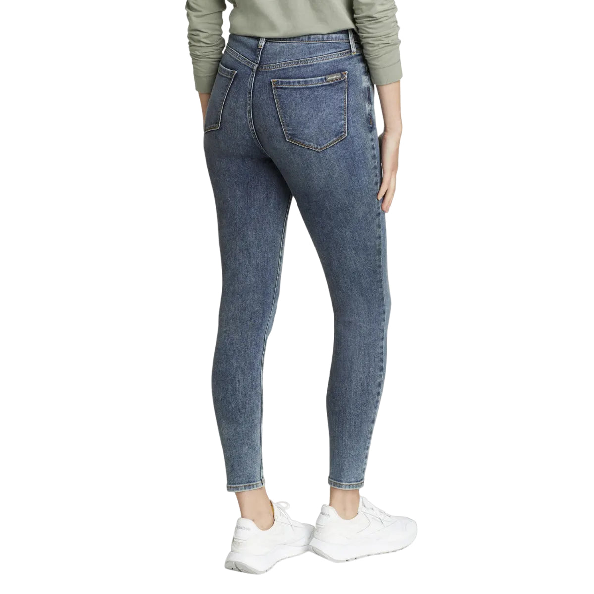Creek - Back - Eddie Bauer Womens-Ladies Voyager High Waist Skinny Jeans