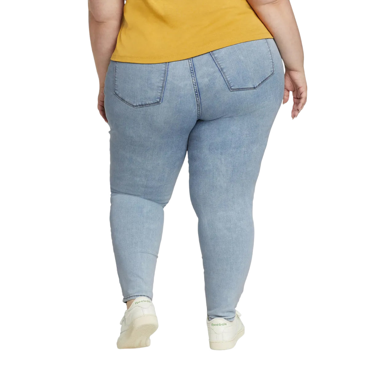 Blue Haze - Back - Eddie Bauer Womens-Ladies Voyager High Waist Skinny Jeans
