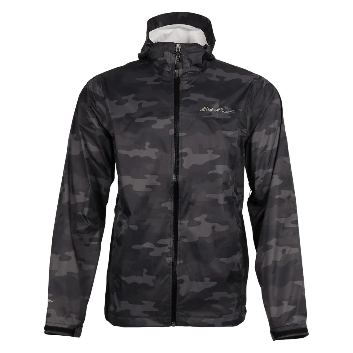 Grey - Front - Eddie Bauer Mens Cloud Cap Camo Waterproof Jacket