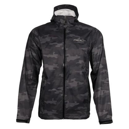 Grey - Front - Eddie Bauer Mens Cloud Cap Camo Waterproof Jacket