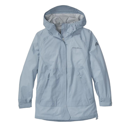 Blue Smoke - Front - Eddie Bauer Womens-Ladies Super Sevens Waterproof Jacket