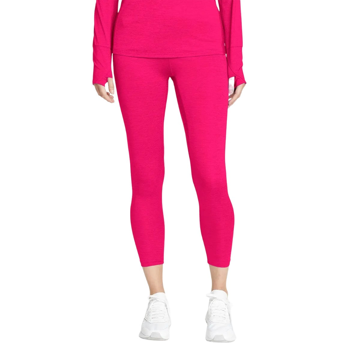 Bright Pink - Side - Eddie Bauer Womens-Ladies Resolution Ascent Base Layer Bottoms